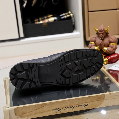 Cheap Salvatore Ferragamo Leather Shoes For Men #1156746 Replica Wholesale [$85.00 USD] [ITEM#1156746] on Replica Salvatore Ferragamo Leather Shoes