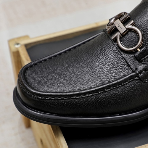 Cheap Salvatore Ferragamo Leather Shoes For Men #1156754 Replica Wholesale [$85.00 USD] [ITEM#1156754] on Replica Salvatore Ferragamo Leather Shoes