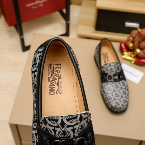 Cheap Salvatore Ferragamo Leather Shoes For Men #1156769 Replica Wholesale [$76.00 USD] [ITEM#1156769] on Replica Salvatore Ferragamo Leather Shoes