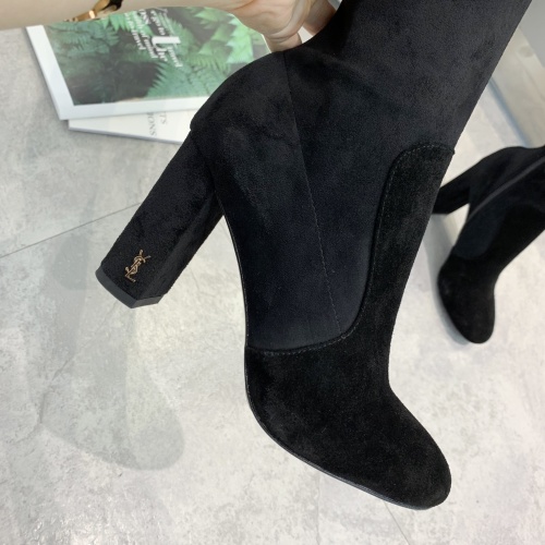 Cheap Yves Saint Laurent YSL Boots For Women #1157930 Replica Wholesale [$128.00 USD] [ITEM#1157930] on Replica Yves Saint Laurent YSL Boots