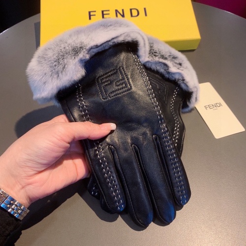 Cheap Fendi Gloves For Women #1157945 Replica Wholesale [$42.00 USD] [ITEM#1157945] on Replica Fendi Gloves
