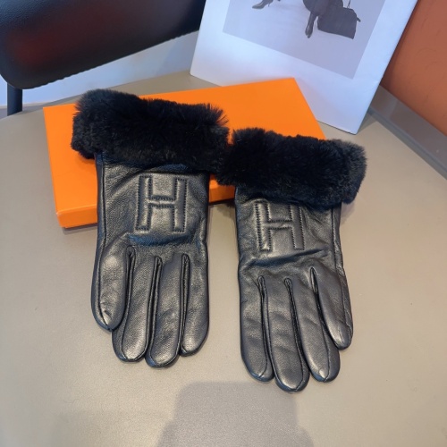 Cheap Hermes Gloves For Women #1157975 Replica Wholesale [$52.00 USD] [ITEM#1157975] on Replica Hermes Gloves