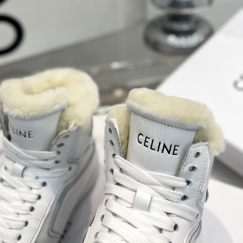 Cheap Celine High Top Shoes For Women #1157992 Replica Wholesale [$105.00 USD] [ITEM#1157992] on Replica Celine High Top Shoes
