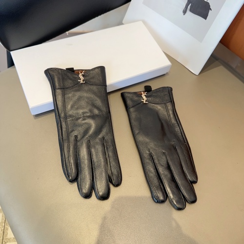 Cheap Yves Saint Laurent Gloves For Women #1158044 Replica Wholesale [$45.00 USD] [ITEM#1158044] on Replica Yves Saint Laurent Gloves