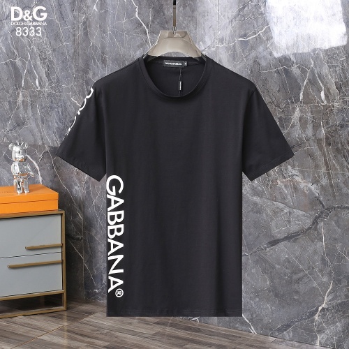 Cheap Dolce &amp; Gabbana D&amp;G T-Shirts Short Sleeved For Men #1158108 Replica Wholesale [$27.00 USD] [ITEM#1158108] on Replica Dolce &amp; Gabbana D&amp;G T-Shirts