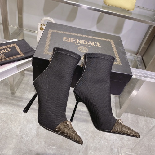 Cheap Versace Boots For Women #1158238 Replica Wholesale [$140.00 USD] [ITEM#1158238] on Replica Versace Boots