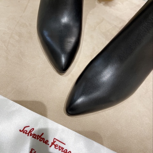 Cheap Salvatore Ferragamo Boots For Women #1158272 Replica Wholesale [$128.00 USD] [ITEM#1158272] on Replica Salvatore Ferragamo Boots