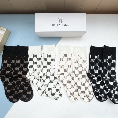 Cheap Balenciaga Socks #1158486 Replica Wholesale [$34.00 USD] [ITEM#1158486] on Replica Balenciaga Socks