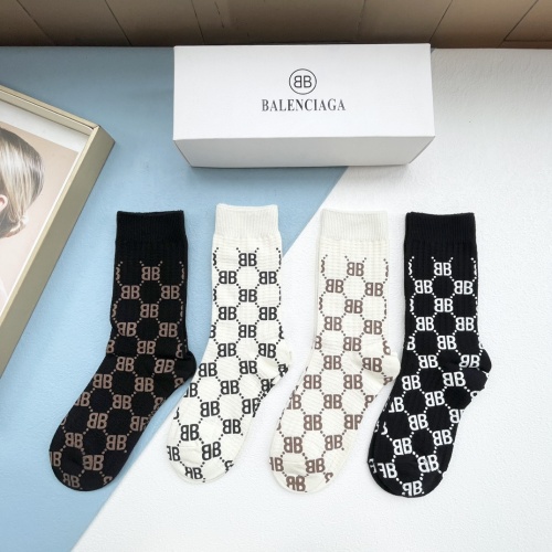 Cheap Balenciaga Socks #1158486 Replica Wholesale [$34.00 USD] [ITEM#1158486] on Replica Balenciaga Socks