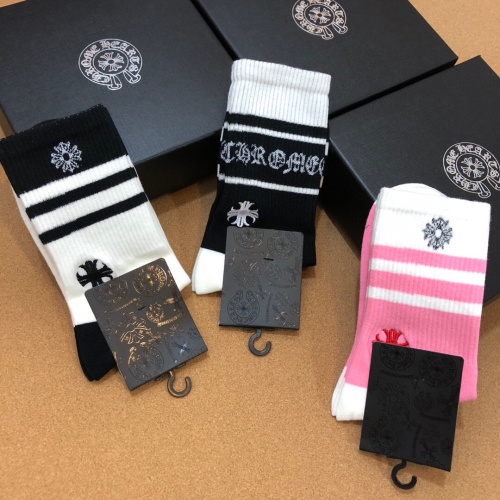 Cheap Chrome Hearts Socks #1158489 Replica Wholesale [$32.00 USD] [ITEM#1158489] on Replica Chrome Hearts Socks