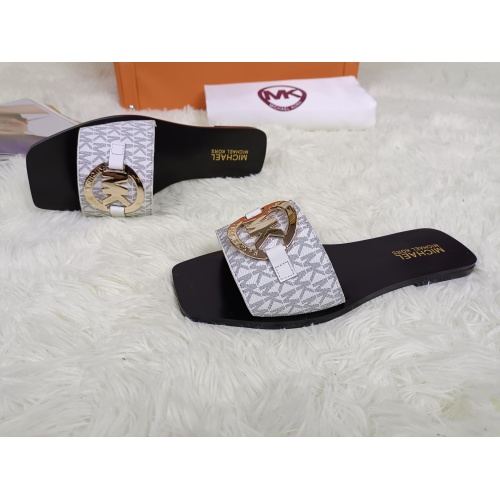 Cheap Michael Kors Slippers For Women #1159047 Replica Wholesale [$98.00 USD] [ITEM#1159047] on Replica Michael Kors Slippers