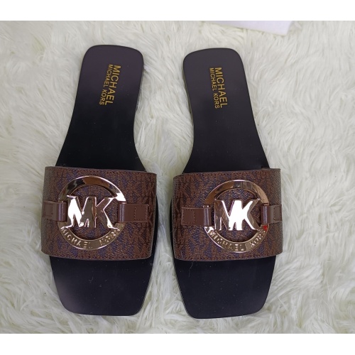 Cheap Michael Kors Slippers For Women #1159049 Replica Wholesale [$98.00 USD] [ITEM#1159049] on Replica Michael Kors Slippers