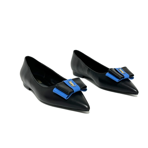 Cheap Yves Saint Laurent YSL Flat Shoes For Women #1159053 Replica Wholesale [$98.00 USD] [ITEM#1159053] on Replica Yves Saint Laurent YSL Flat Shoes