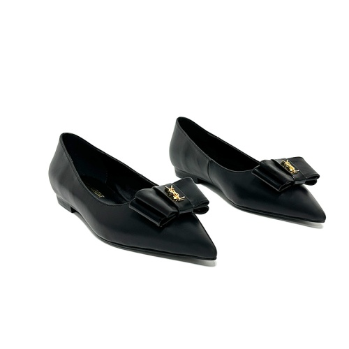 Cheap Yves Saint Laurent YSL Flat Shoes For Women #1159054 Replica Wholesale [$98.00 USD] [ITEM#1159054] on Replica Yves Saint Laurent YSL Flat Shoes