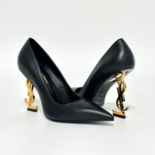 Cheap Yves Saint Laurent YSL High-Heeled Shoes For Women #1159066 Replica Wholesale [$108.00 USD] [ITEM#1159066] on Replica Yves Saint Laurent YSL High-Heeled Shoes