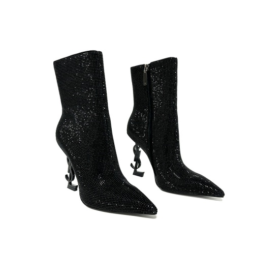 Cheap Yves Saint Laurent YSL Boots For Women #1159074 Replica Wholesale [$202.00 USD] [ITEM#1159074] on Replica Yves Saint Laurent YSL Boots
