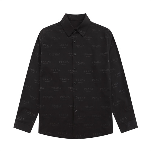 Cheap Prada Shirts Long Sleeved For Men #1159344 Replica Wholesale [$39.00 USD] [ITEM#1159344] on Replica Prada Shirts