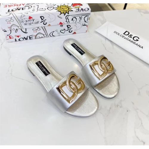 Cheap Dolce &amp; Gabbana D&amp;G Slippers For Women #1159433 Replica Wholesale [$80.00 USD] [ITEM#1159433] on Replica Dolce &amp; Gabbana D&amp;G Slippers