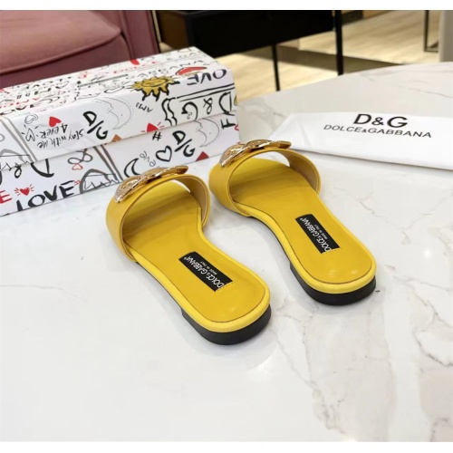 Cheap Dolce &amp; Gabbana D&amp;G Slippers For Women #1159435 Replica Wholesale [$80.00 USD] [ITEM#1159435] on Replica Dolce &amp; Gabbana D&amp;G Slippers