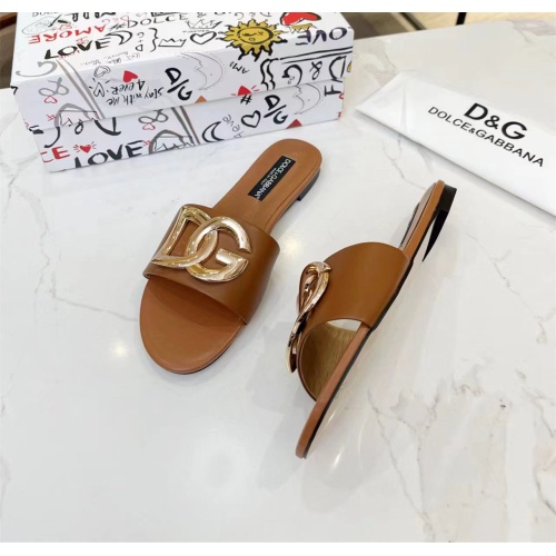 Cheap Dolce &amp; Gabbana D&amp;G Slippers For Women #1159437 Replica Wholesale [$80.00 USD] [ITEM#1159437] on Replica Dolce &amp; Gabbana D&amp;G Slippers