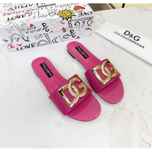 Cheap Dolce &amp; Gabbana D&amp;G Slippers For Women #1159438 Replica Wholesale [$80.00 USD] [ITEM#1159438] on Replica Dolce &amp; Gabbana D&amp;G Slippers