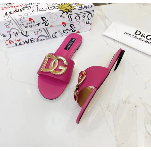 Cheap Dolce &amp; Gabbana D&amp;G Slippers For Women #1159438 Replica Wholesale [$80.00 USD] [ITEM#1159438] on Replica Dolce &amp; Gabbana D&amp;G Slippers