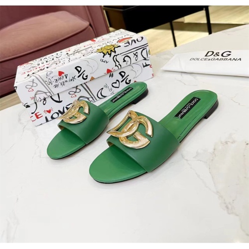 Cheap Dolce &amp; Gabbana D&amp;G Slippers For Women #1159440 Replica Wholesale [$80.00 USD] [ITEM#1159440] on Replica Dolce &amp; Gabbana D&amp;G Slippers