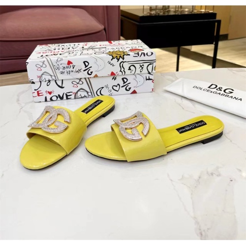 Cheap Dolce &amp; Gabbana D&amp;G Slippers For Women #1159447 Replica Wholesale [$82.00 USD] [ITEM#1159447] on Replica Dolce &amp; Gabbana D&amp;G Slippers