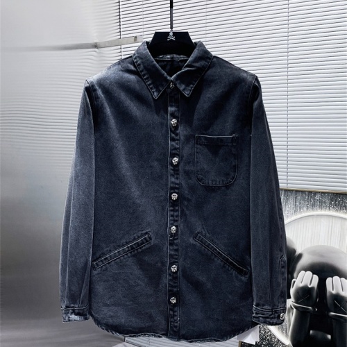 Cheap Chrome Hearts Shirts Long Sleeved For Unisex #1159465 Replica Wholesale [$52.00 USD] [ITEM#1159465] on Replica Chrome Hearts Shirts