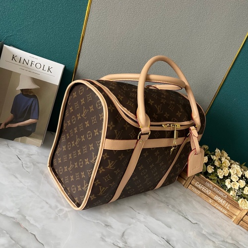 Cheap Louis Vuitton Travel Bags For Pets #1159609 Replica Wholesale [$102.00 USD] [ITEM#1159609] on Replica Louis Vuitton Travel Bags