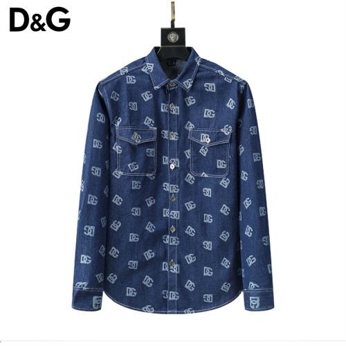 Cheap Dolce &amp; Gabbana D&amp;G Shirts Long Sleeved For Men #1159804 Replica Wholesale [$39.00 USD] [ITEM#1159804] on Replica Dolce &amp; Gabbana D&amp;G Shirts