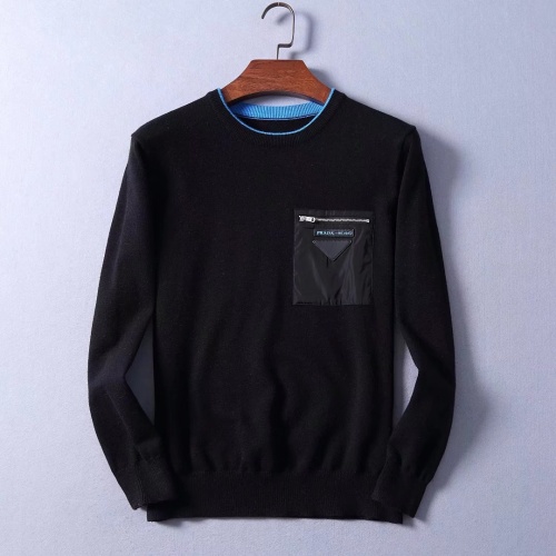 Cheap Prada Sweater Long Sleeved For Men #1159874 Replica Wholesale [$48.00 USD] [ITEM#1159874] on Replica Prada Sweater