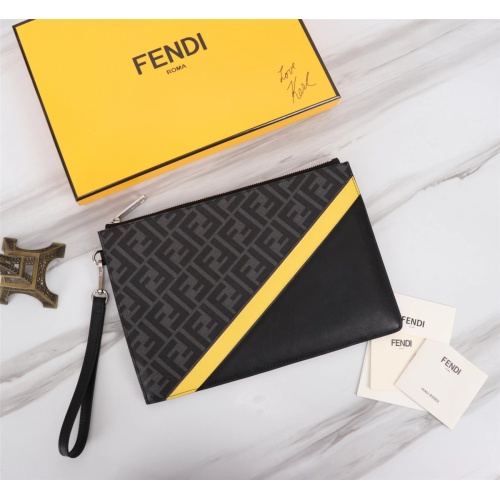 Cheap Fendi AAA Man Wallets #1160423 Replica Wholesale [$102.00 USD] [ITEM#1160423] on Replica Fendi AAA Man Wallets