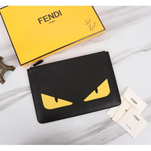 Cheap Fendi AAA Man Wallets #1160454 Replica Wholesale [$100.00 USD] [ITEM#1160454] on Replica Fendi AAA Man Wallets