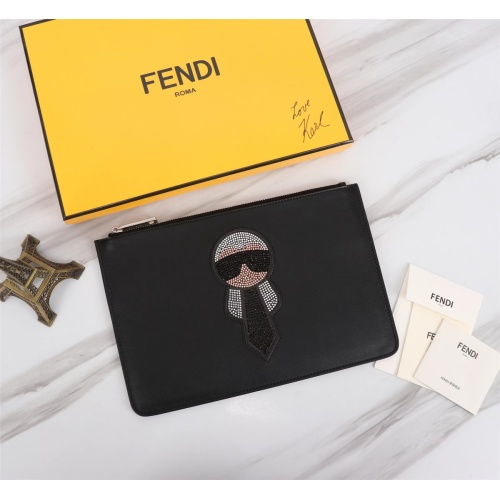 Cheap Fendi AAA Man Wallets #1160457 Replica Wholesale [$100.00 USD] [ITEM#1160457] on Replica Fendi AAA Man Wallets