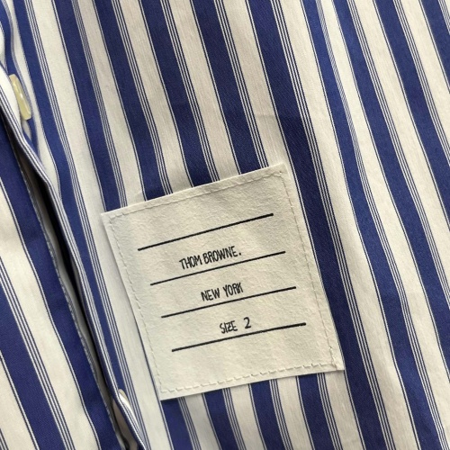 Cheap Thom Browne TB Shirts Long Sleeved For Men #1160896 Replica Wholesale [$88.00 USD] [ITEM#1160896] on Replica Thom Browne TB Shirts