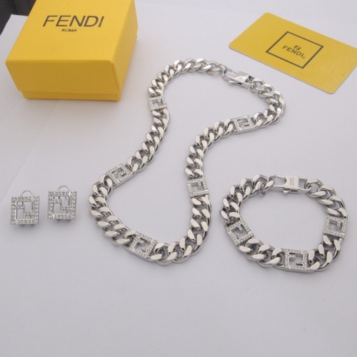 Cheap Fendi Jewelry Set #1160952 Replica Wholesale [$80.00 USD] [ITEM#1160952] on Replica Fendi Jewelry Set