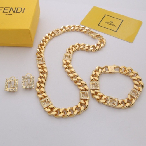 Cheap Fendi Jewelry Set #1160954 Replica Wholesale [$80.00 USD] [ITEM#1160954] on Replica Fendi Jewelry Set