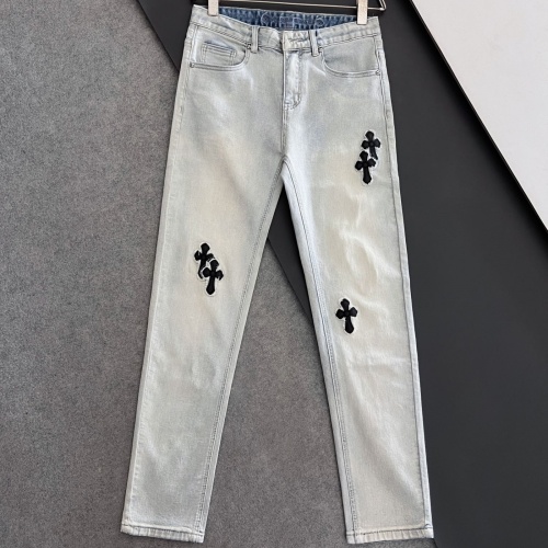 Cheap Chrome Hearts Jeans For Men #1161176 Replica Wholesale [$88.00 USD] [ITEM#1161176] on Replica Chrome Hearts Jeans