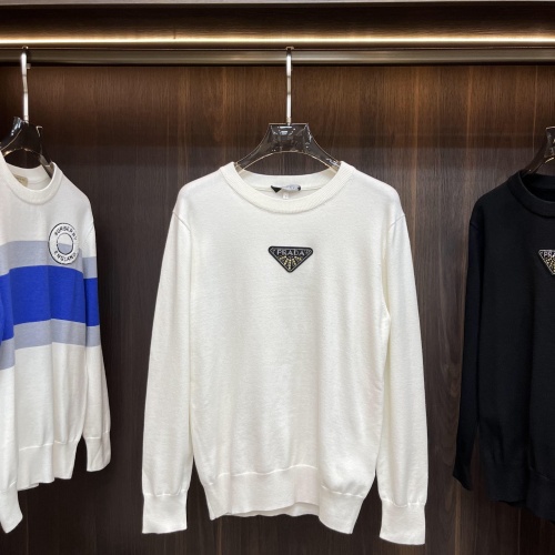 Cheap Prada Sweater Long Sleeved For Men #1161203 Replica Wholesale [$76.00 USD] [ITEM#1161203] on Replica Prada Sweater