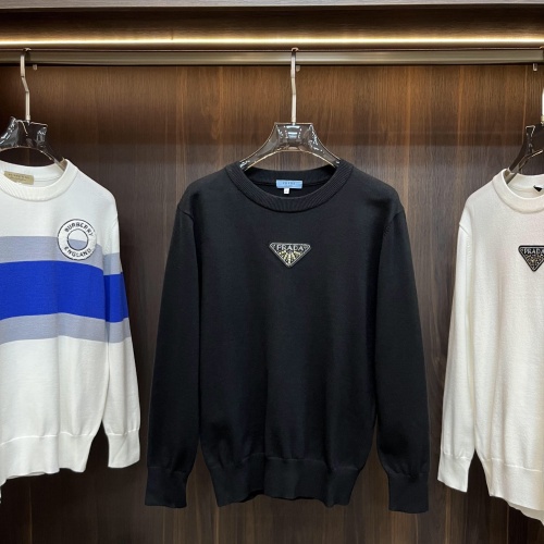 Cheap Prada Sweater Long Sleeved For Men #1161204 Replica Wholesale [$76.00 USD] [ITEM#1161204] on Replica Prada Sweater