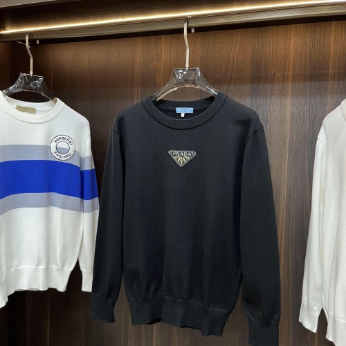 Cheap Prada Sweater Long Sleeved For Men #1161204 Replica Wholesale [$76.00 USD] [ITEM#1161204] on Replica Prada Sweater