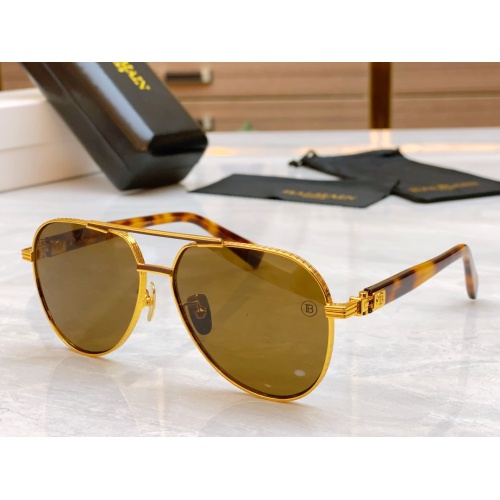 Cheap Balmain AAA Quality Sunglasses #1161435 Replica Wholesale [$64.00 USD] [ITEM#1161435] on Replica Balmain AAA Quality Sunglasses