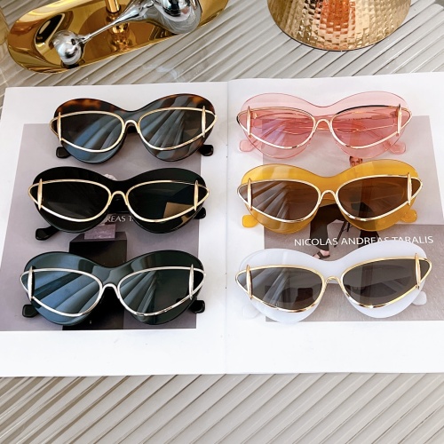 Cheap LOEWE AAA Quality Sunglasses #1161639 Replica Wholesale [$72.00 USD] [ITEM#1161639] on Replica LOEWE AAA Quality Sunglasses