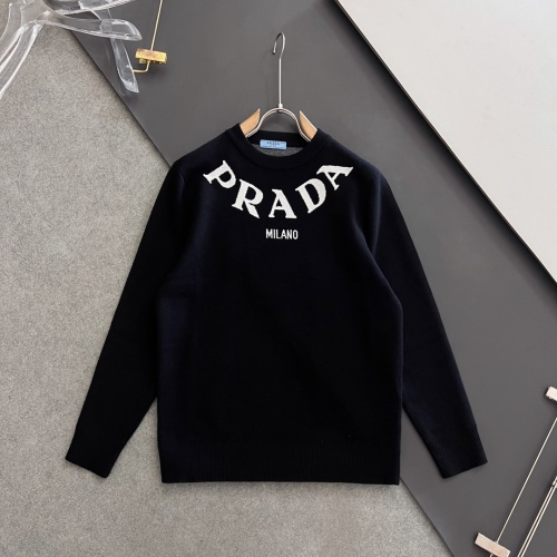 Cheap Prada Sweater Long Sleeved For Men #1161805 Replica Wholesale [$82.00 USD] [ITEM#1161805] on Replica Prada Sweater