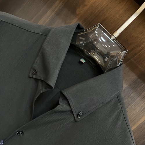 Cheap Prada Shirts Long Sleeved For Men #1161827 Replica Wholesale [$88.00 USD] [ITEM#1161827] on Replica Prada Shirts