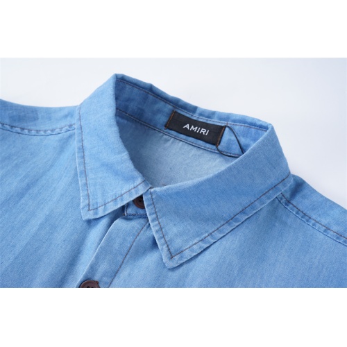 Cheap Amiri Shirts Short Sleeved For Unisex #1162465 Replica Wholesale [$42.00 USD] [ITEM#1162465] on Replica Amiri Shirts