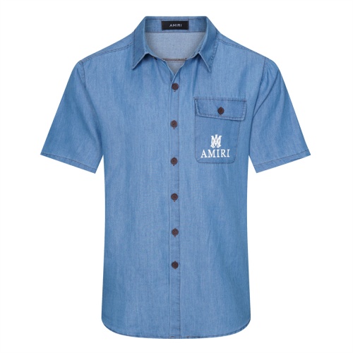 Cheap Amiri Shirts Short Sleeved For Unisex #1162467 Replica Wholesale [$42.00 USD] [ITEM#1162467] on Replica Amiri Shirts