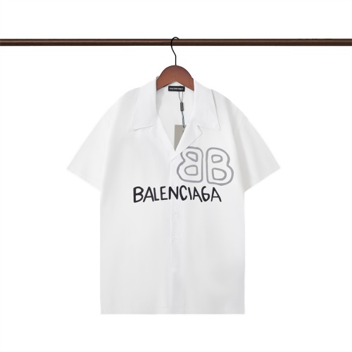 Cheap Balenciaga Shirts Short Sleeved For Men #1162541 Replica Wholesale [$36.00 USD] [ITEM#1162541] on Replica Balenciaga Shirts