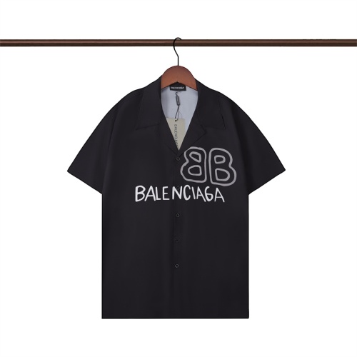 Cheap Balenciaga Shirts Short Sleeved For Men #1162543 Replica Wholesale [$36.00 USD] [ITEM#1162543] on Replica Balenciaga Shirts